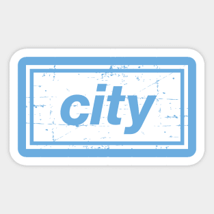 The White City Football Indie Music Manchester Sticker